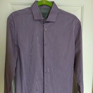 NWOT Calvin Klein Purple Stripe Dress Shirt